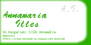 annamaria illes business card