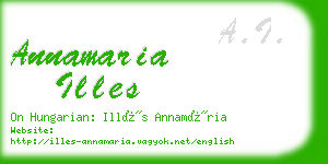 annamaria illes business card
